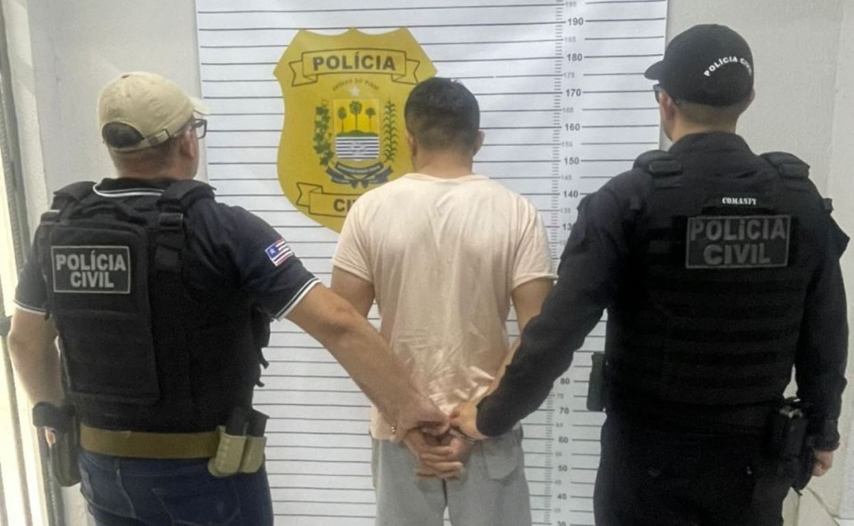 Preso no Piauí suspeito de estuprar a própria filha de 15 anos em Timon, no Maranhão