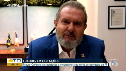 Mauro Carlesse, ex-secretários e empresários são alvos de operação da PF