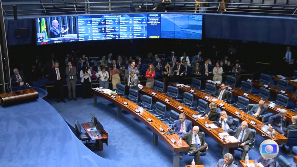 PL da Dosimetria: avan�a no Senado projeto que pode reduzir penas de Bolsonaro e outros condenados pela trama golpista � Foto: Jornal Nacional/ Reprodu��o