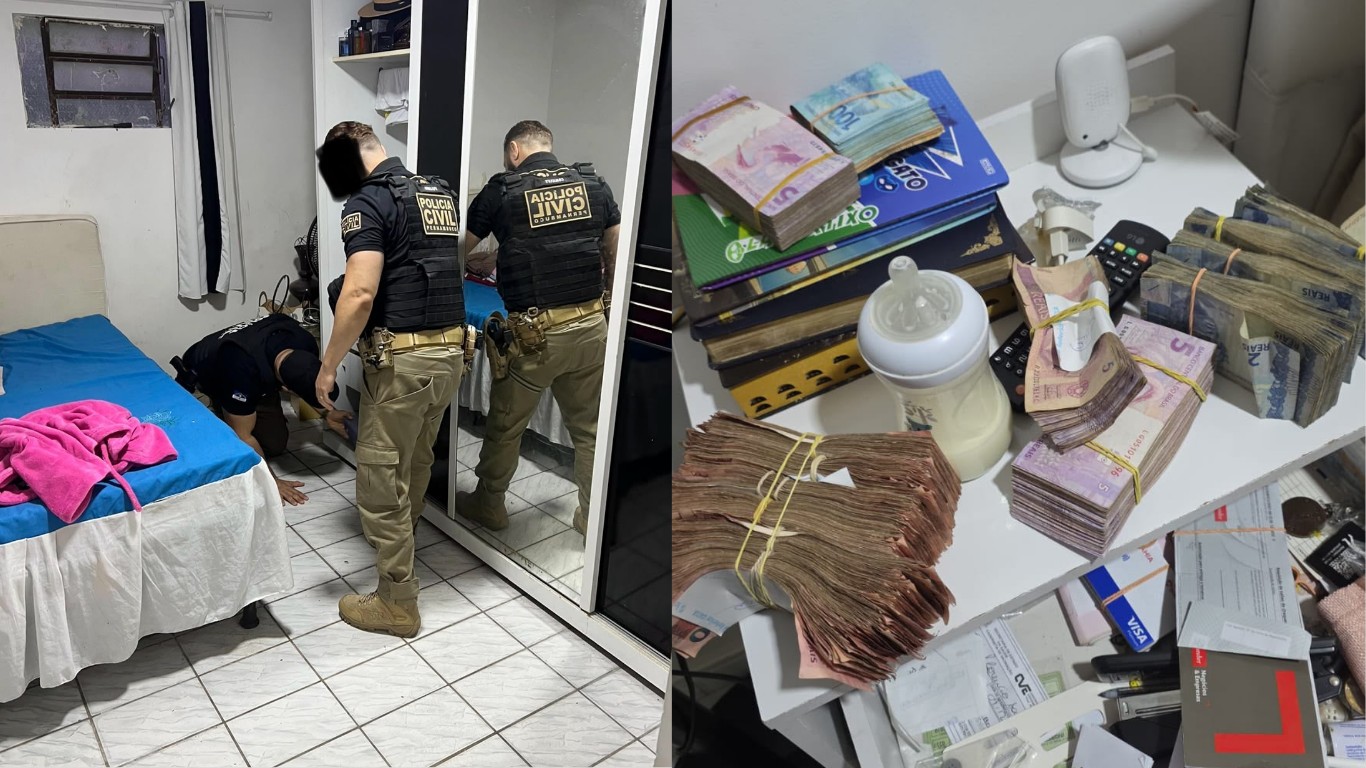 Polícia Civil deflagra operação contra organização criminosa suspeita de tráfico e lavagem de dinheiro