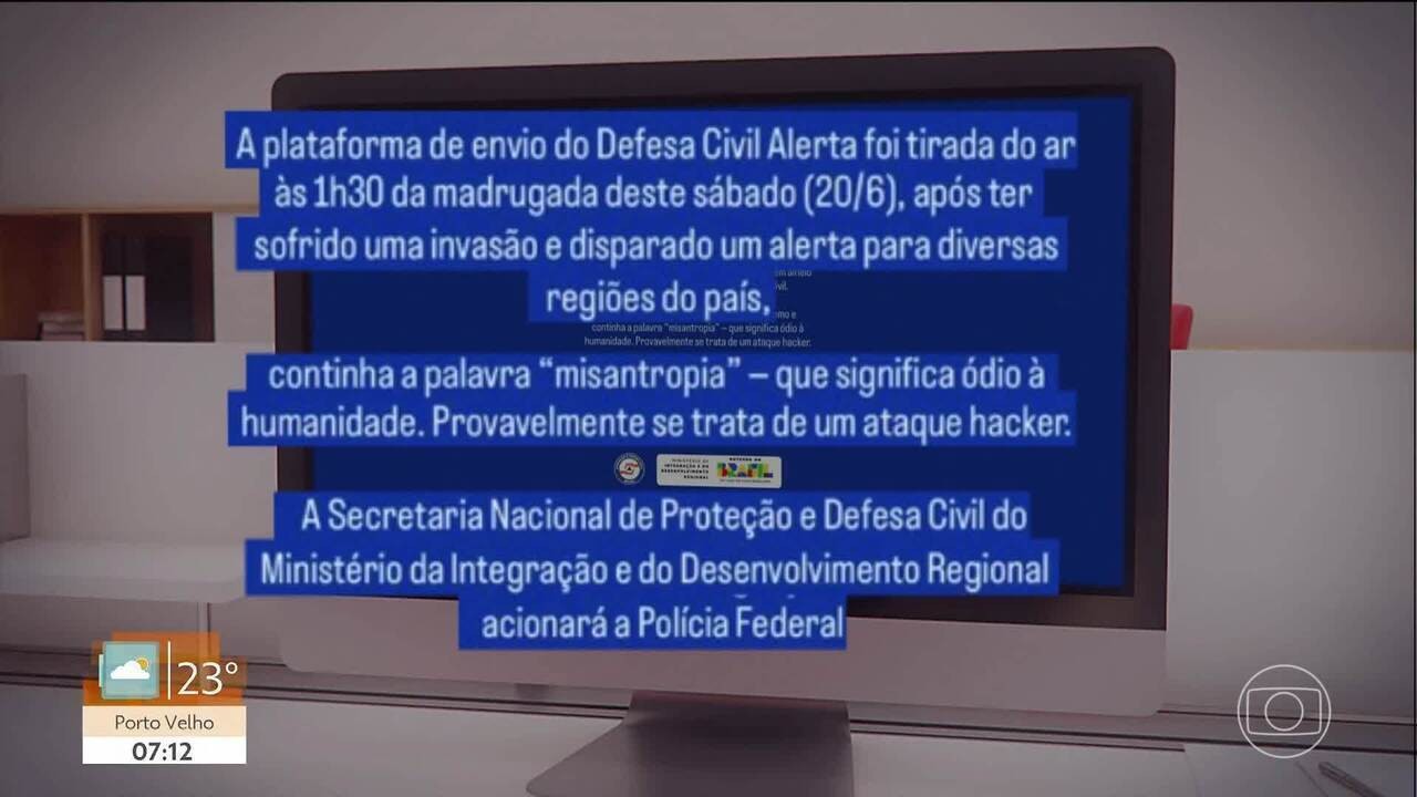 ETs? Mistério? Susto com alerta extremo da Defesa Civil Nacional vira meme nas redes sociais