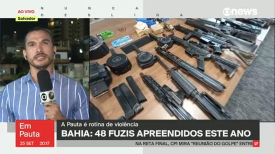 Bahia tem 46 mortos em confronto com a polícia em setembro - Programa: GloboNews em Pauta 