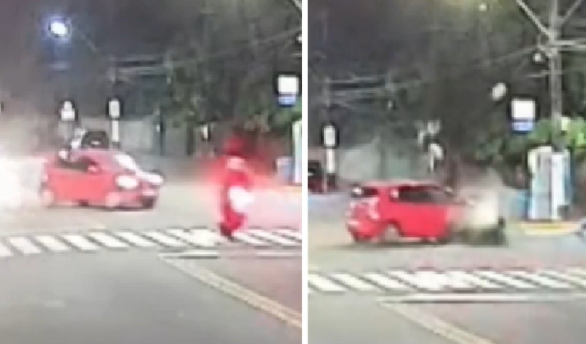 VÍDEO: motociclista fica gravemente ferido em colisão no Alto, em Teresópolis