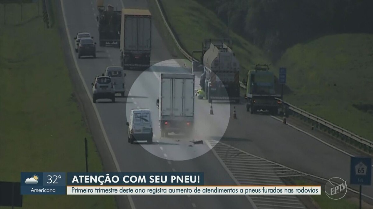Casos de veículos com pneu furado em rodovias da região de Campinas crescem  15,5% em 2022, apontam concessionárias, Campinas e Região