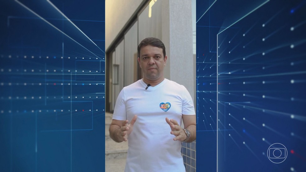Prefeito de Parelhas Tiago Almeida, do PSDB — Foto: Reprodução/TV Globo