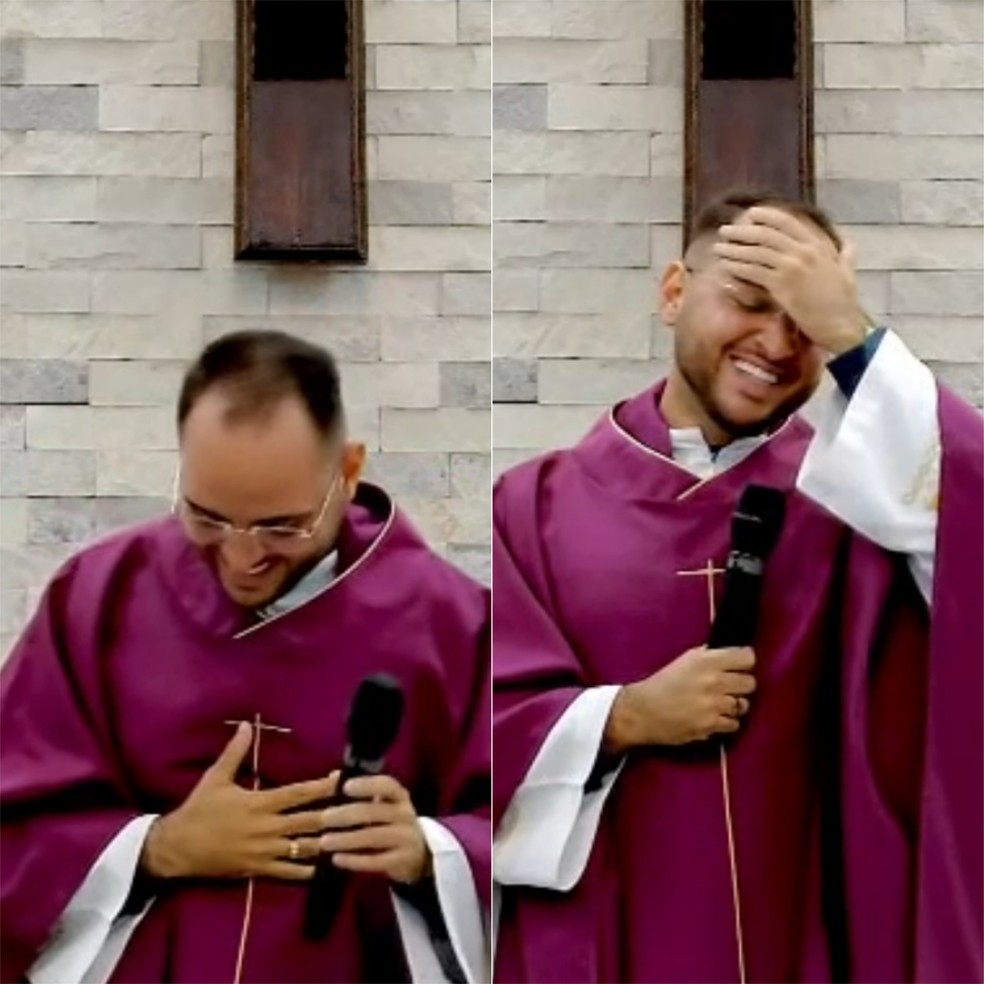 Padre Leonardo Soares, de Currais Novos, em Natal — Foto: Reprodução