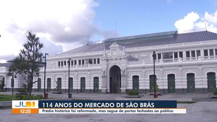 Mercado de São Brás completa 114 anos e segue de portas fechadas na capital