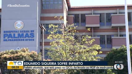 Prefeito de Palmas sofre infarto durante a madrugada e passa por cateterismo de emergência
