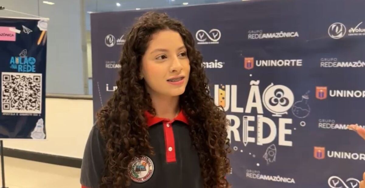 Aulão na Rede 2025: 'Estudos abrem novos caminhos', diz aluna que sonha em ser professora