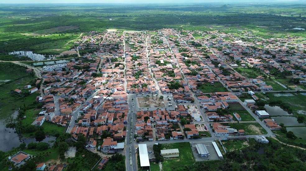 Município de Groaíras, na região norte do Ceará, tem registrado ameaças a provedores de internet — Foto: Prefeitura de Groaíras