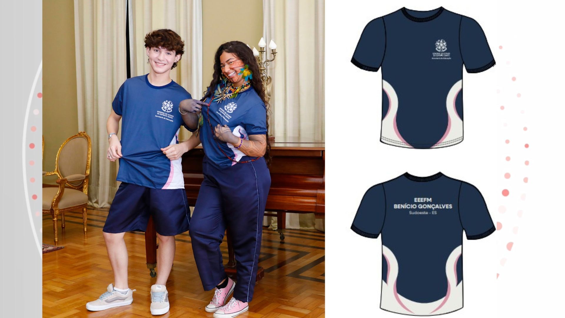 Após votação, novo uniforme de alunos da rede estadual do ES é escolhido e será confeccionado por presos