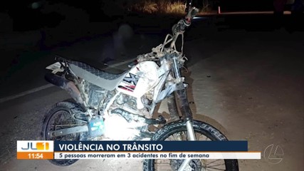 3 acidentes são registrados no final de semana deixando 5 mortos no Pará
