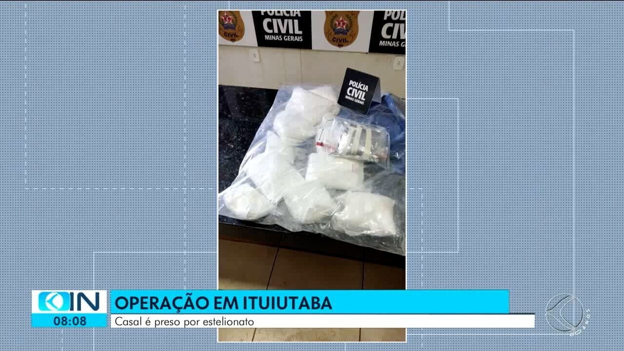 Casal é preso em Ituiutaba por envolvimento em golpes contra joalherias e tráfico de drogas em MG e no RS