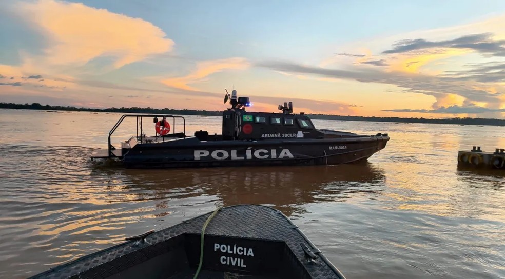Grupos criminosos aderiram os riospara o escoamento dos entorpecentes — Foto: Divulgação/PC-AM