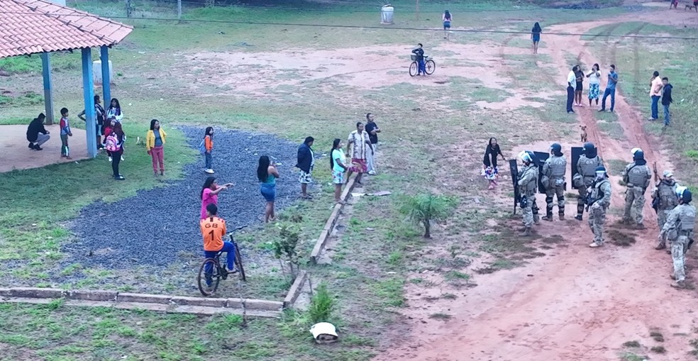 Operação Nhemomba’, realizada na manhã desta quinta-feira (5). — Foto: Polícia Federal