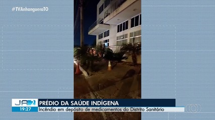 Incêndio é registrado na noite desta segunda-feira (27) em Palmas