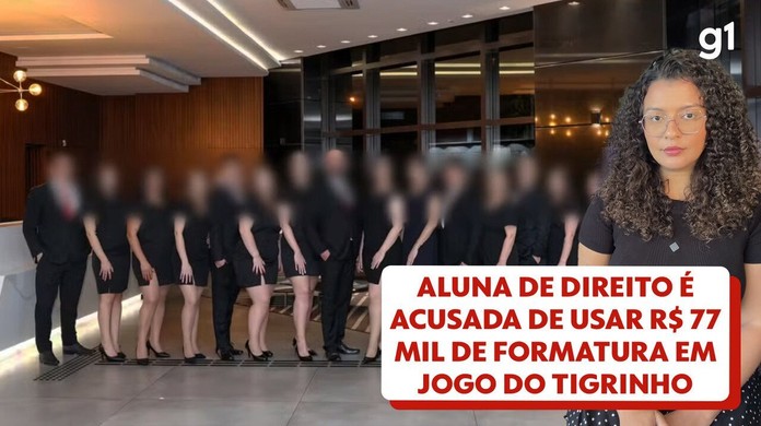 Aluna de direito é acusada de usar R$ 77 mil de formatura em Jogo do Tigrinho