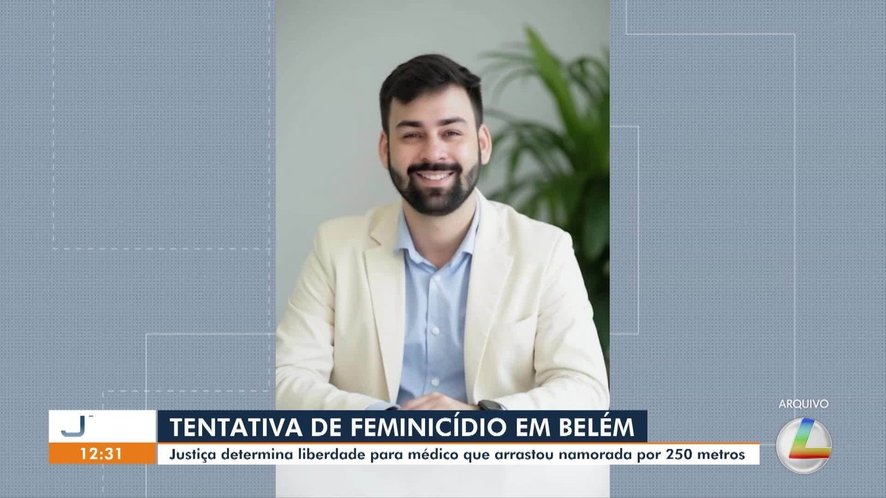 Justiça concede liberdade a médico réu por tentativa de feminicídio por arrastar namorada por rua de Belém