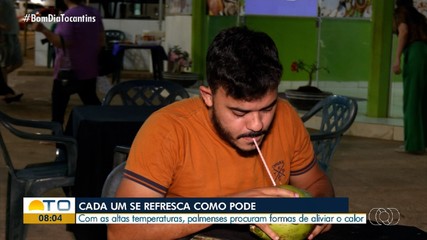 Moradores de Palmas buscam alternativas para se refrescar durante altas temperaturas