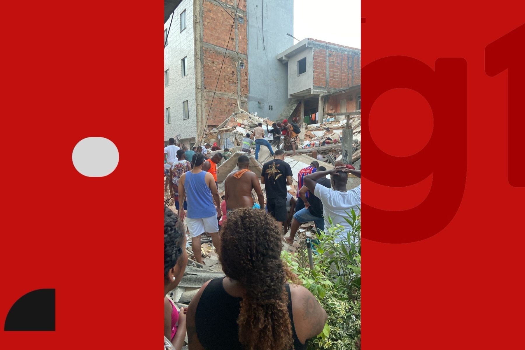 Desabamento de imóvel mobiliza equipes de resgate em Salvador