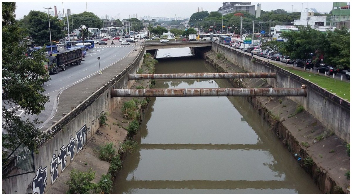 Mulher é resgatada do Rio Tamanduateí na Avenida do Estado, Centro de SP