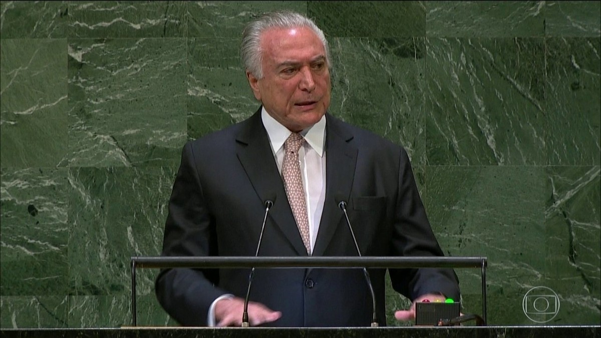 Na Abertura Da Assembleia Geral Da Onu Michel Temer Defende Integração Entre Países Jornal