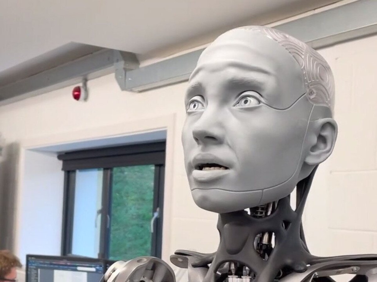 Ameca é o robô com características humanas mais realista do mundo -  Tecnologia e Games - Folha PE