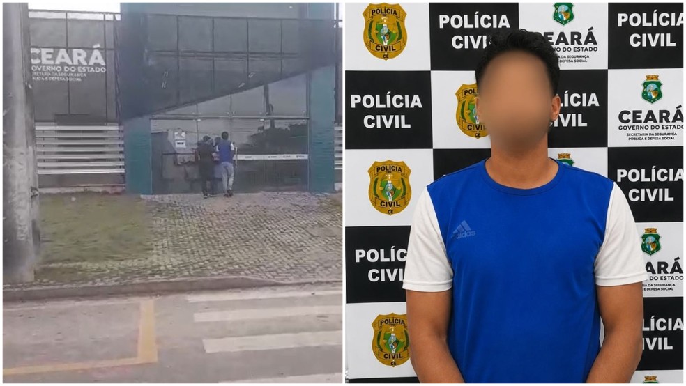 Homem suspeito de integrar facção criminosa é preso após ameaçar divulgar imagens íntimas de ex-namorada — Foto: Reprodução