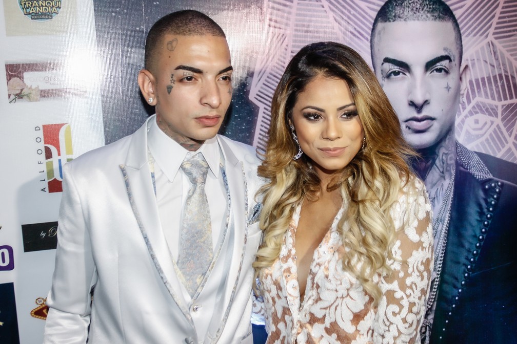 MC Guimê e Lexa em imagem de novembro de 2016 — Foto: Celso Tavares/g1