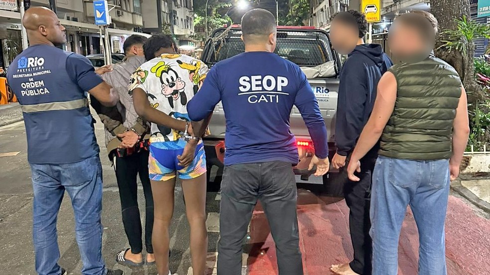 Suspeitos de assaltarem turistas alemães foram presos — Foto: Divulgação