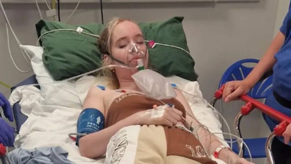 Megan passou dois anos internada no hospital e escutou dos médicos que nunca mais conseguiria se mexer — Foto: Megan Dixon