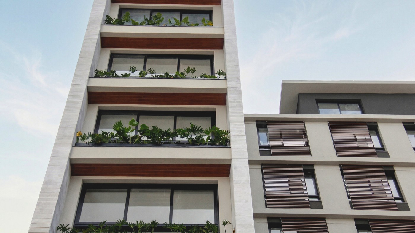 Detalhes da Fachada do Eza Living. — Foto: Divulgação/Daniella Araujo.