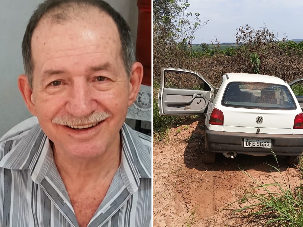Idoso desaparece ao sair para comprar sorvete e é encontrado morto em carro no interior de SP