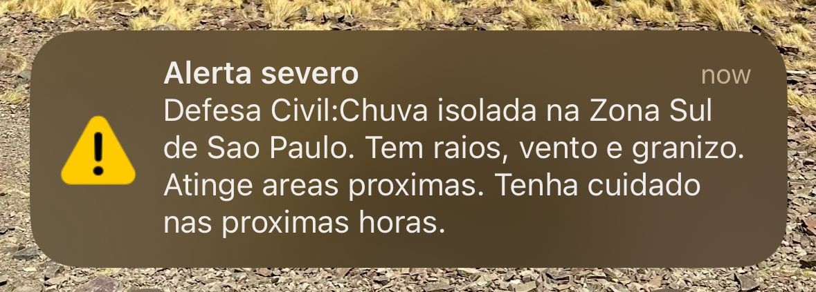 Chuva forte causa alagamento em Santo André, e Zonas Leste e Sul da cidade de SP entram em estado de atenção