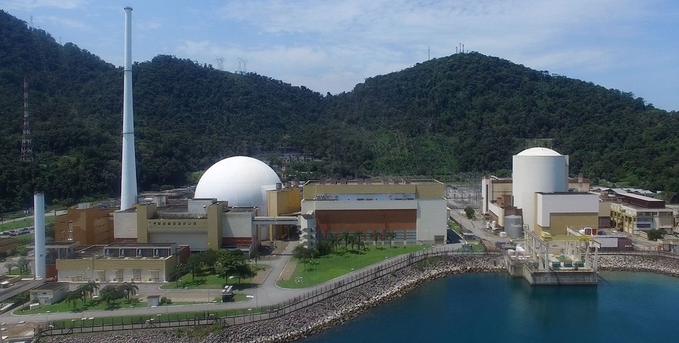 Eletronuclear em Angra dos Reis — Foto: Redes Sociais