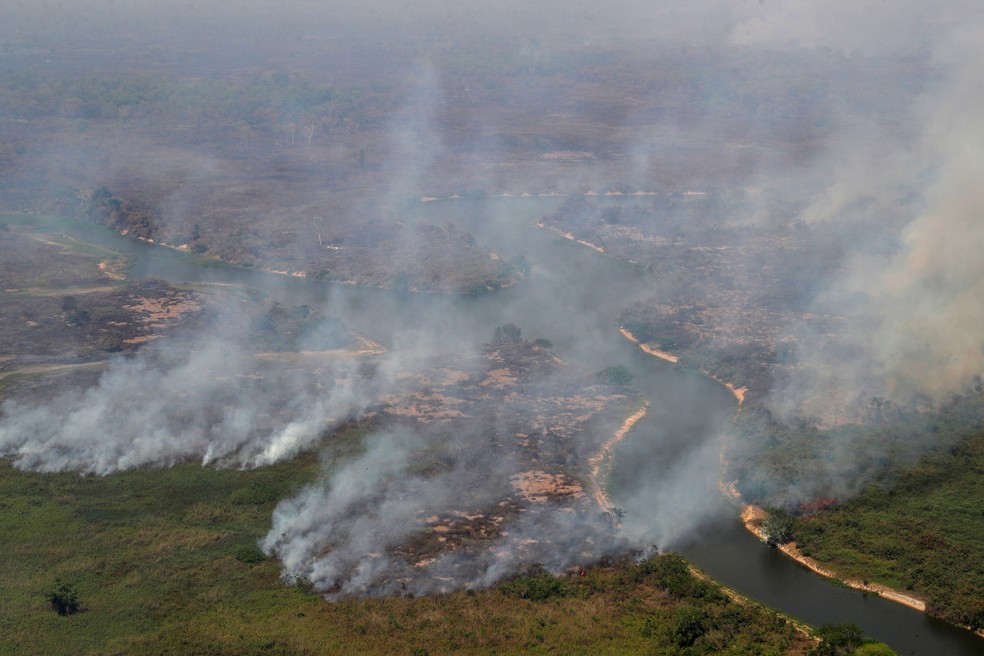 Queimadas devastam o Pantanal mato-grossense  Foto: Amanda Perobelli/Reuters