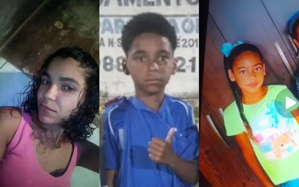 Mãe, filho e menina de 8 e 9 anos encontrados mortos em açude são sepultados em Nazareno, MG — Foto: Redes sociais