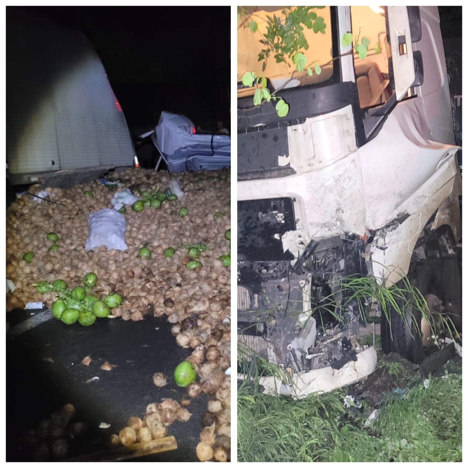 Acidente entre três carretas deixa um motorista morto na BR-251, em Francisco Sá