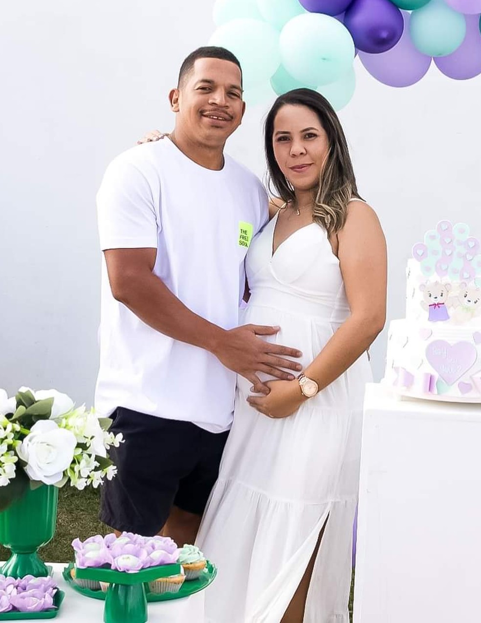 Eulália estava grávida de sete meses; mulher e marido morreram em acidente na Bahia — Foto: Reprodução/Redes Sociais