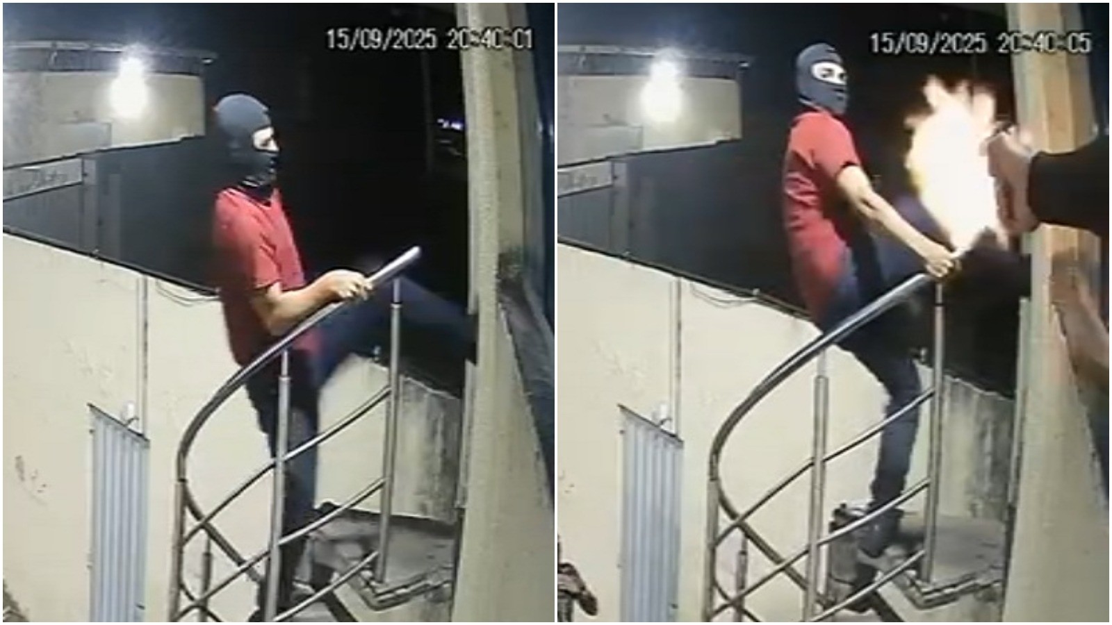 Vigilante reage a assalto, atira e mata dois criminosos em Aquiraz; imagem é forte