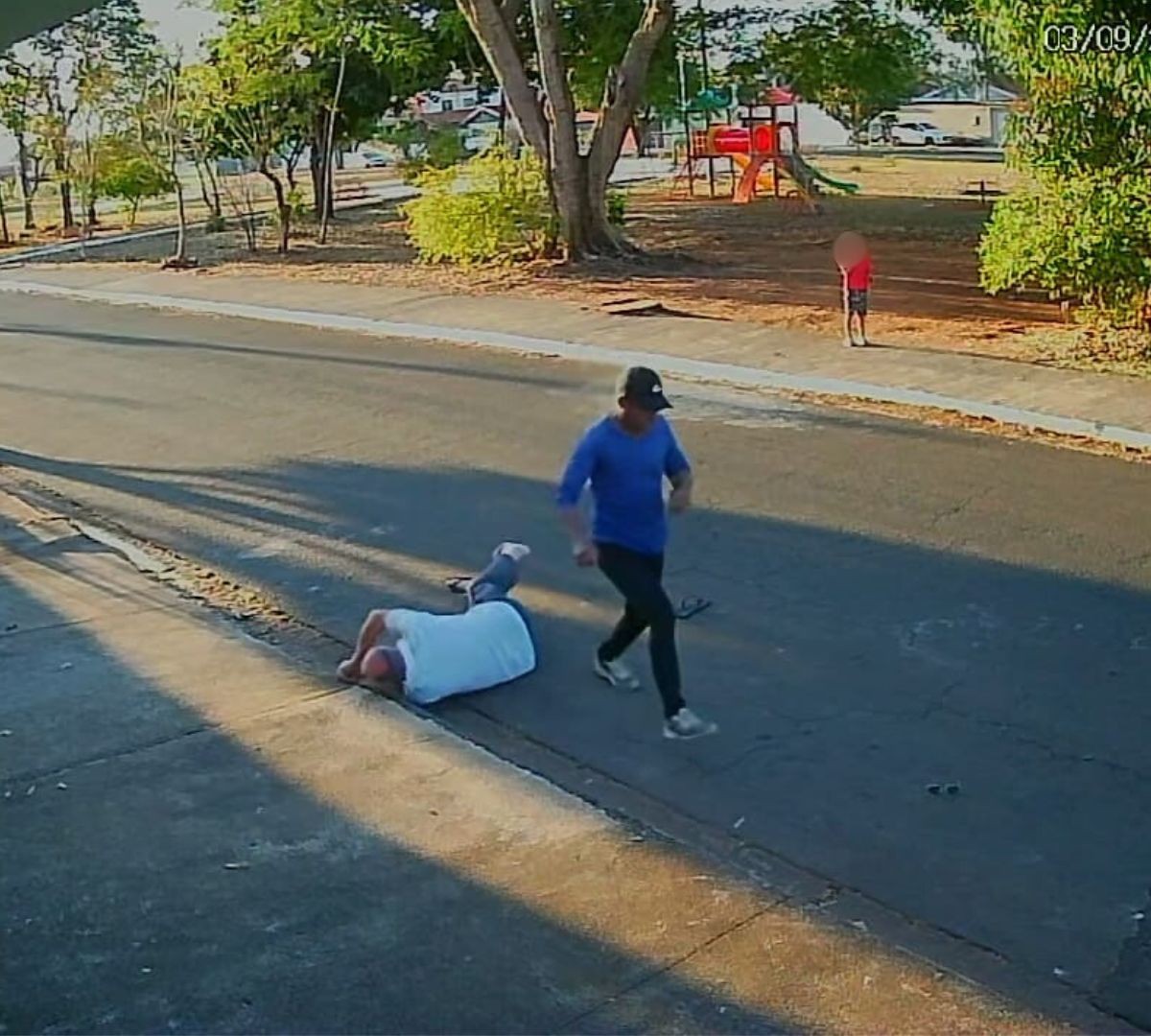 VÍDEO: idoso é agredido na frente do neto em Mogi Guaçu 