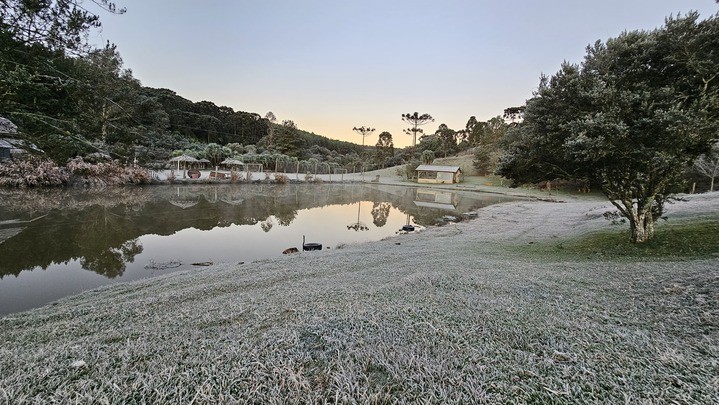 Frio de -7,8 °C e geada: 20 municípios Paraná registram temperaturas negativas