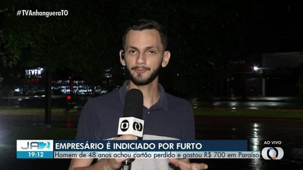 Empresário é indiciado por furto em Paraíso após achar cartão e gastar R$ 700 da vítima.