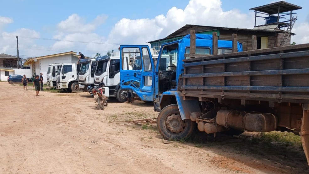 Operação identificou 20 pontos de desmatamento ilegal em reserva federal do Vale do Jari. — Foto: Polícia Civil/Divulgação