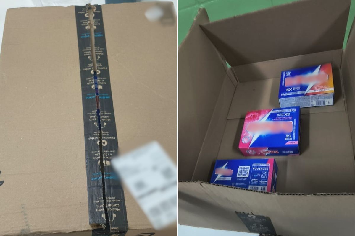 Professora compra notebook na Amazon e recebe três caixas de sabão em pó no litoral de SP; VÍDEO