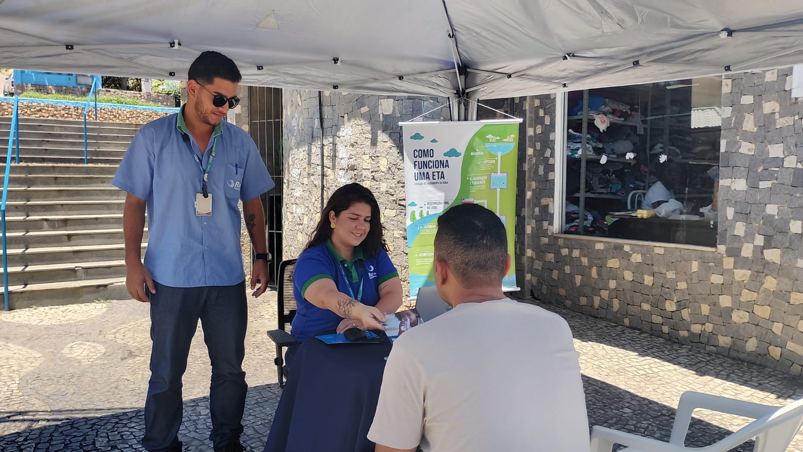 Bairro Âncora, em Rio das Ostras, recebe atendimento itinerante da concessionária de àgua