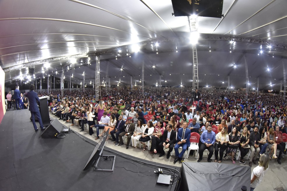 Consciência Cristã, evento de cunho evangélico, é realizado anualmente no Parque do Povo, em Campina Grande — Foto: Divulgação/VINACC