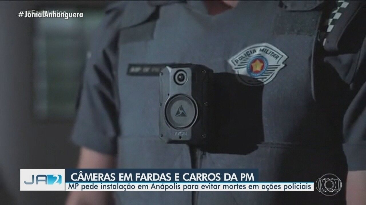 Justiça determina uso de câmeras nas fardas de PMs em Anápolis | G1