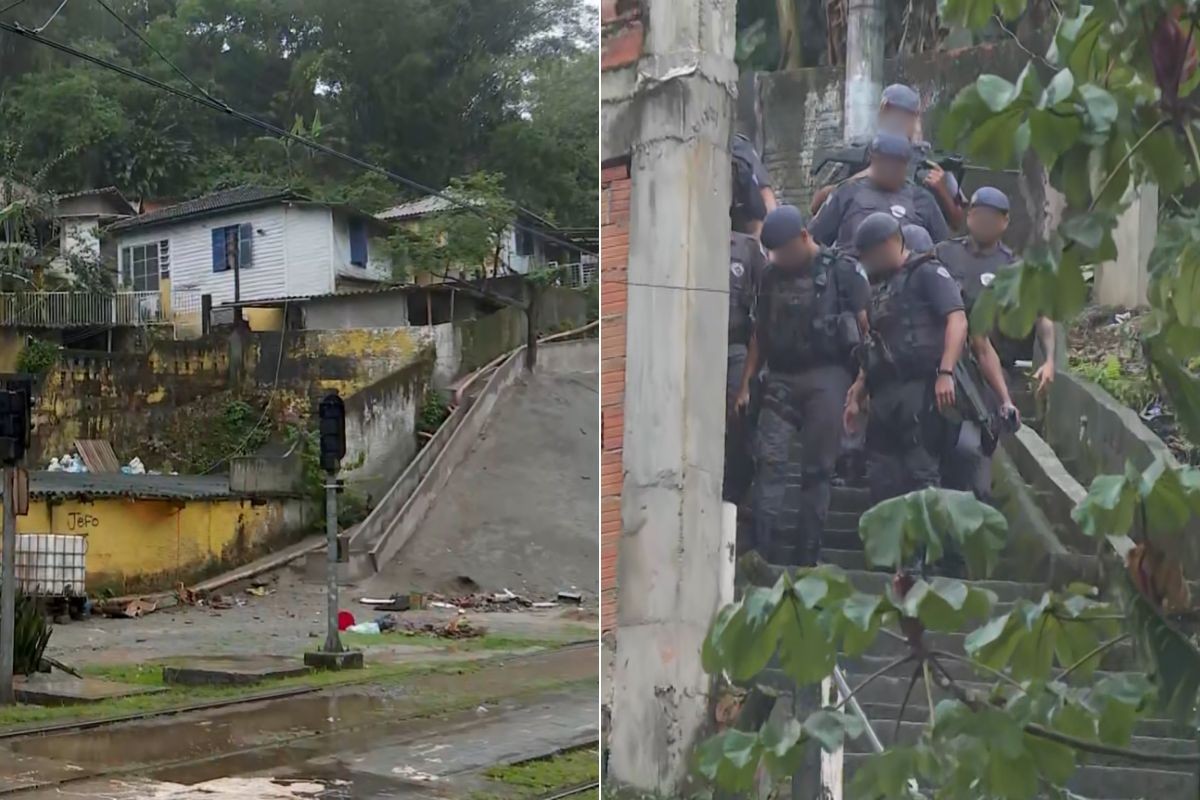 Suspeito é morto em confronto com a PM no Morro José Menino em Santos  