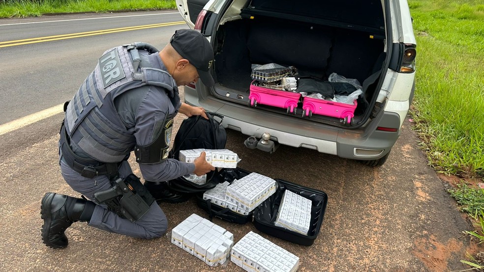 Apreensão de anabolizantes feita pela Polícia Rodoviária em Pirapozinho (SP) — Foto: Reprodução/Polícia Rodoviária